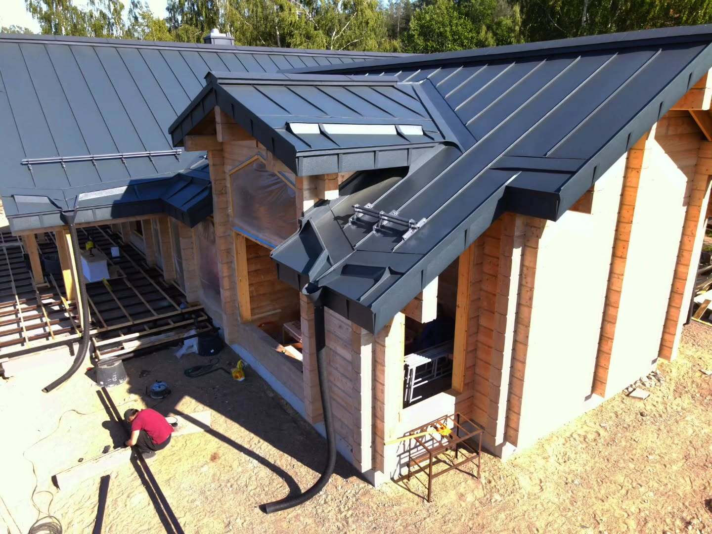 Dvigubo valco stogas - projektas 11, foto 1